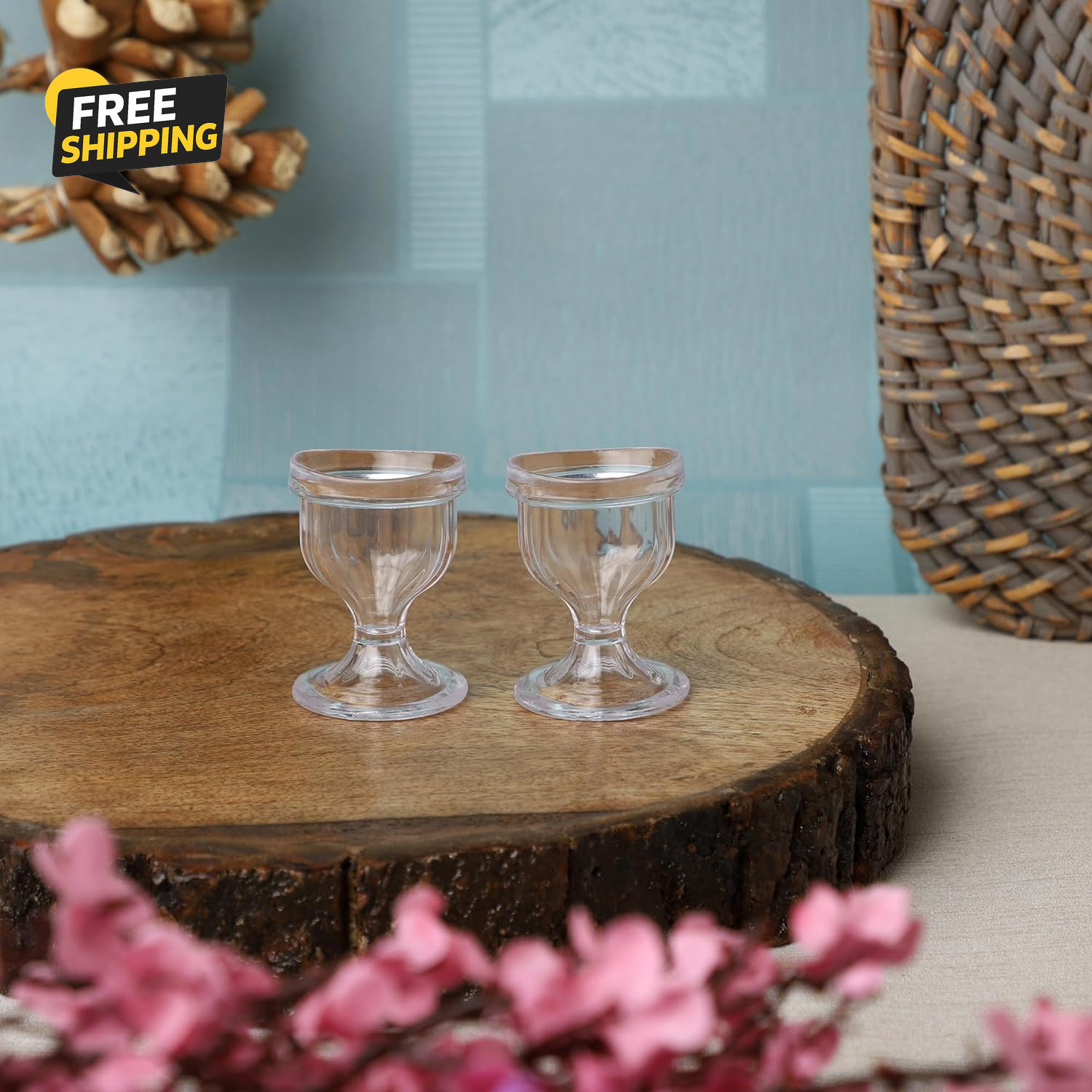 Eye Wash Cup Set of 2 for Keep Your Eyes Clean and Healthy