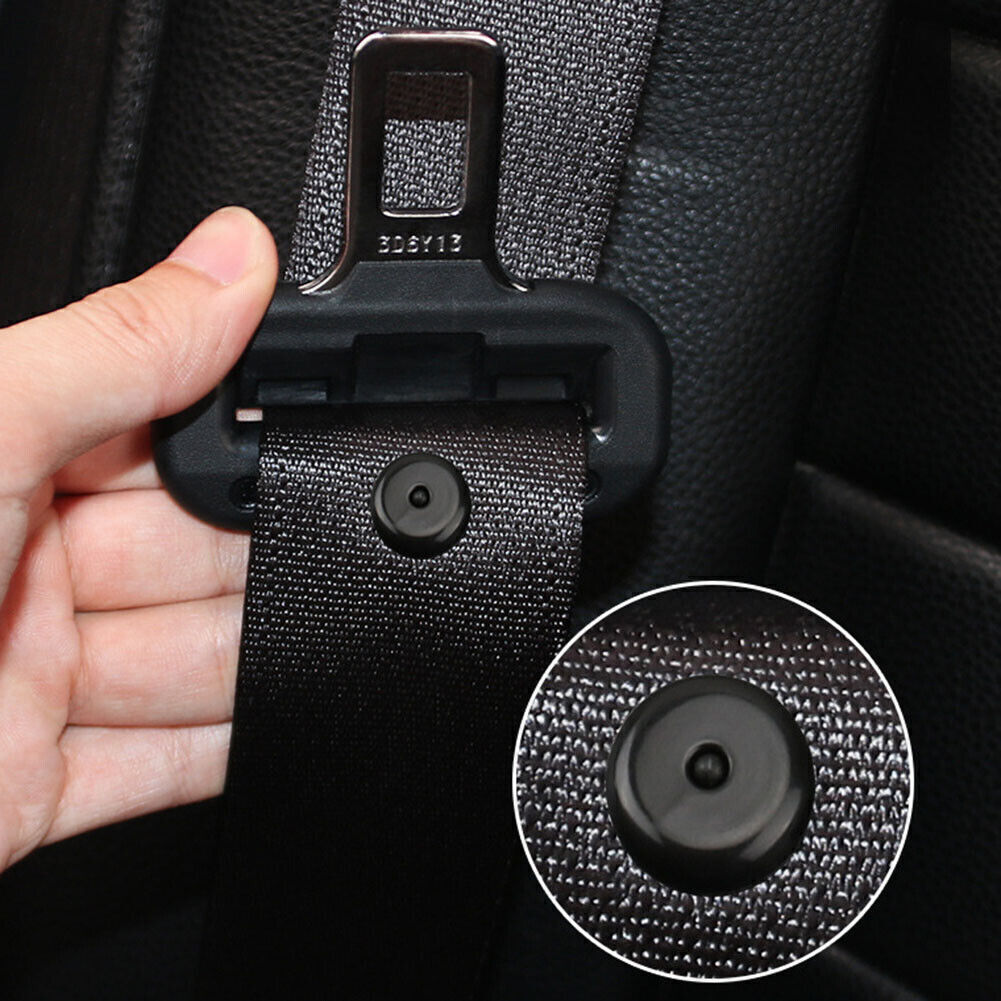 5 Pair Car Seat Belt Stopper Spacing Limit Buckle Clip Retainer Stop Button