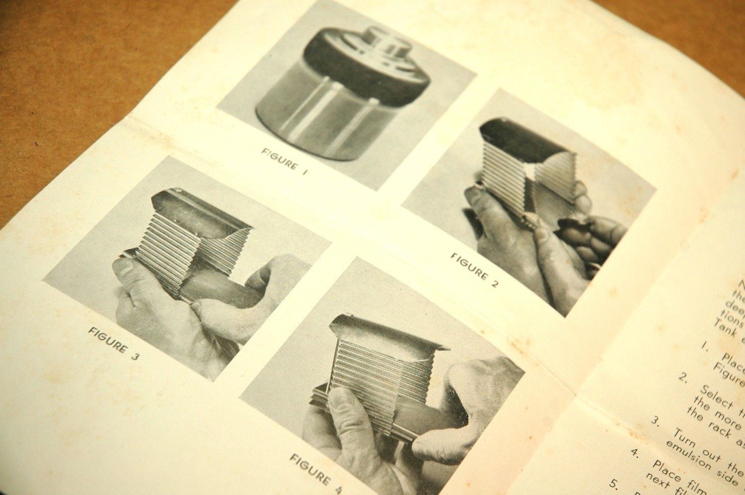 Nikor 4x5 Stainless Daylight Developing Tank, Instructions, EXC+