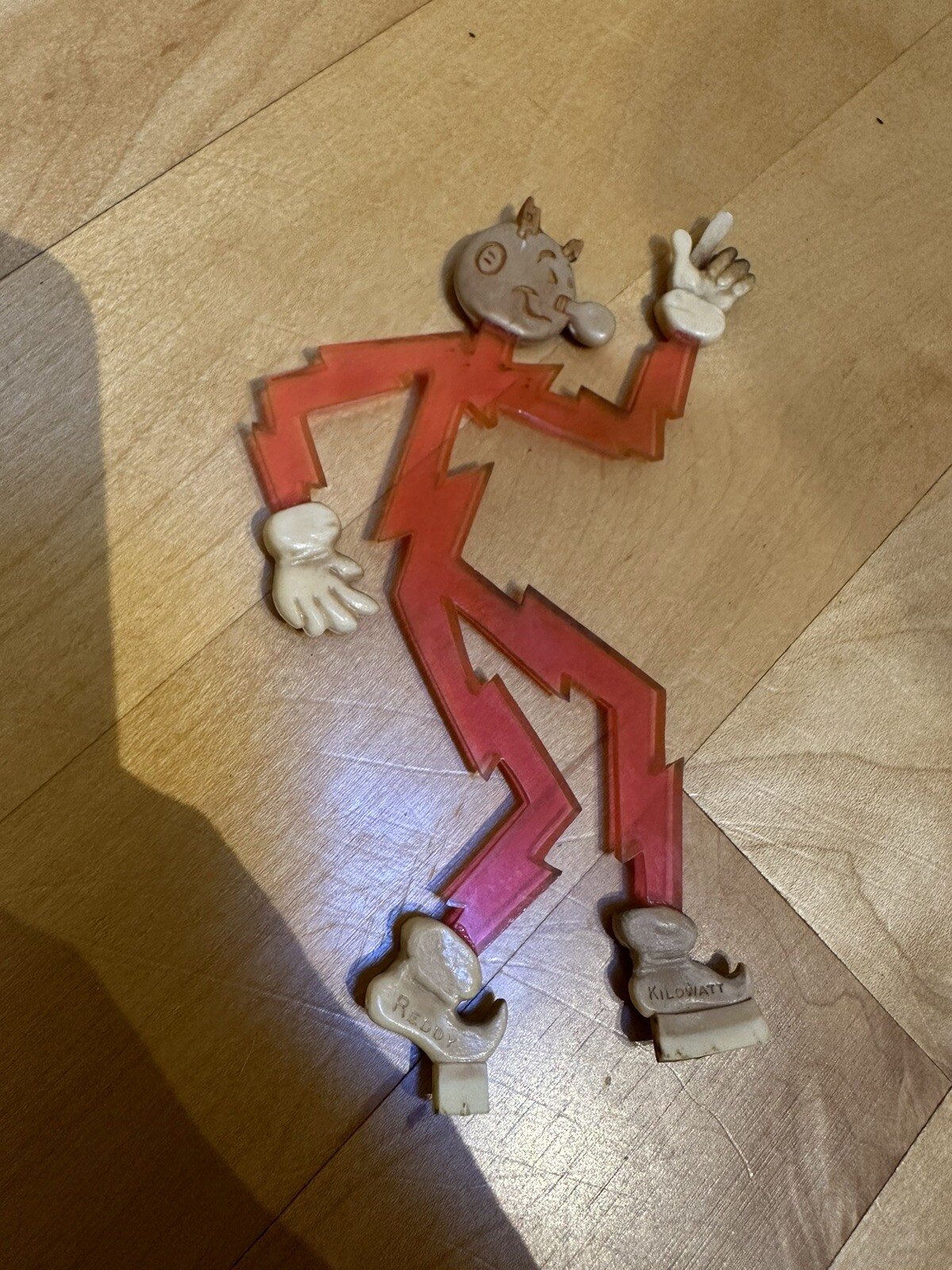 Vintage Reddy Kilowatt Business Card Figure - 1930's ERA - PG&E California