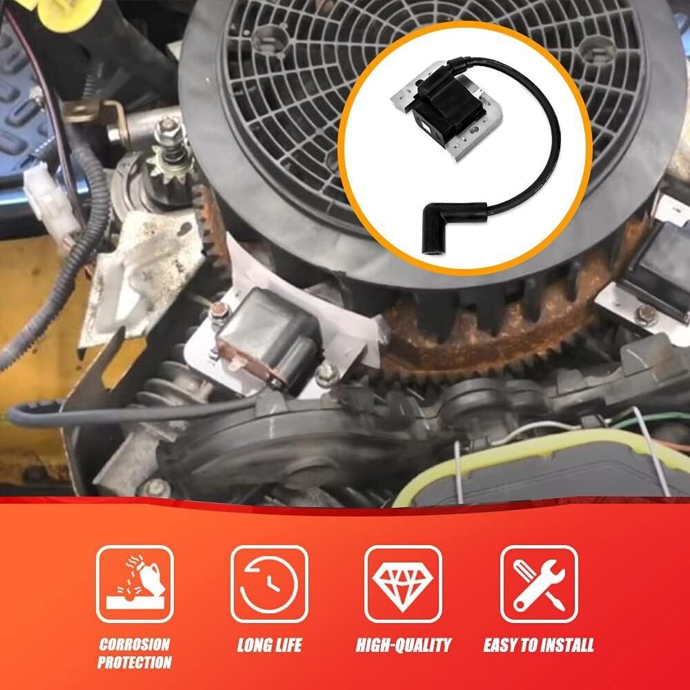 2Pcs Ignition Module 24HP 7000 Series engine w/Spark Plug For Kohler 32-584-06-S