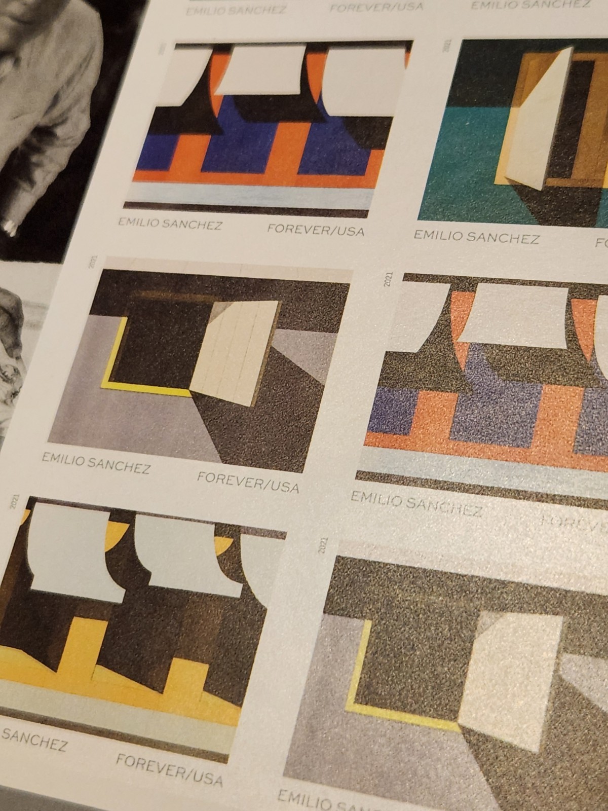 US #5594a-5597a EMILIO SANCHEZ IMPERF PANE SHEET 20 VF MNH FOREVER NO DIE CUTS