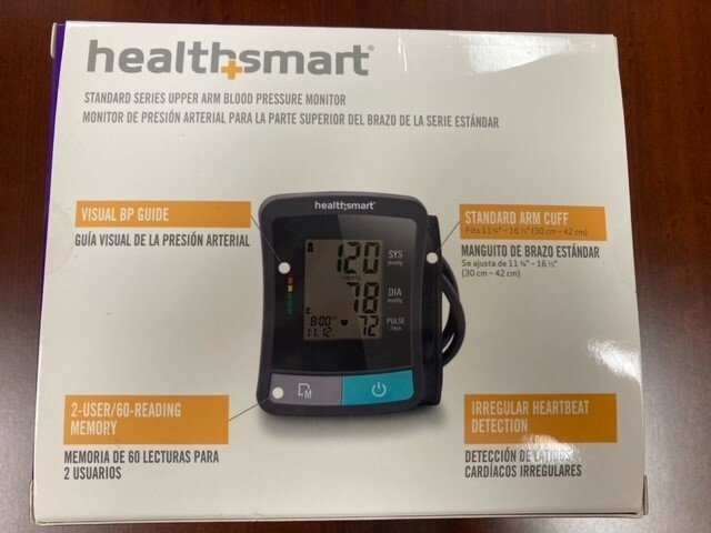 NEW! Health Smart Upper Arm Blood Pressure Monitor with LCD Display