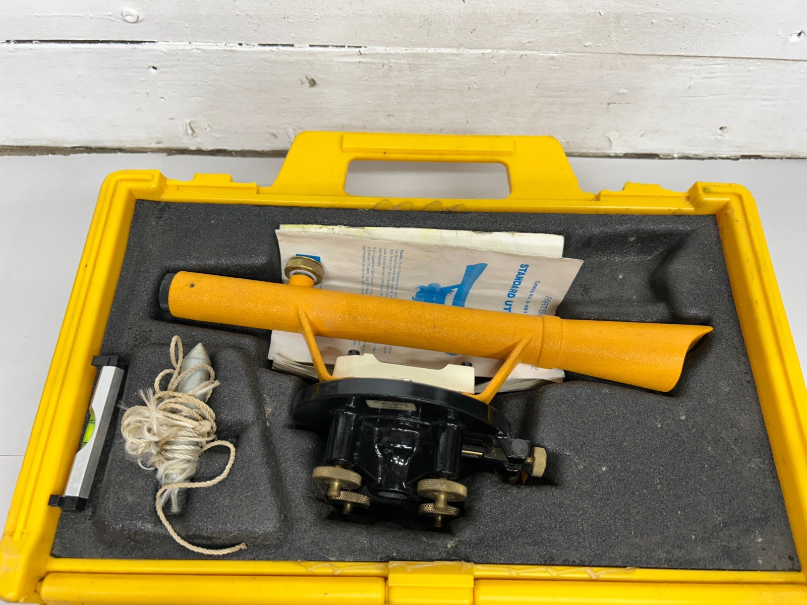 Vintage Sears Craftsman Transit Level Model 789.46172 With Case And Manual