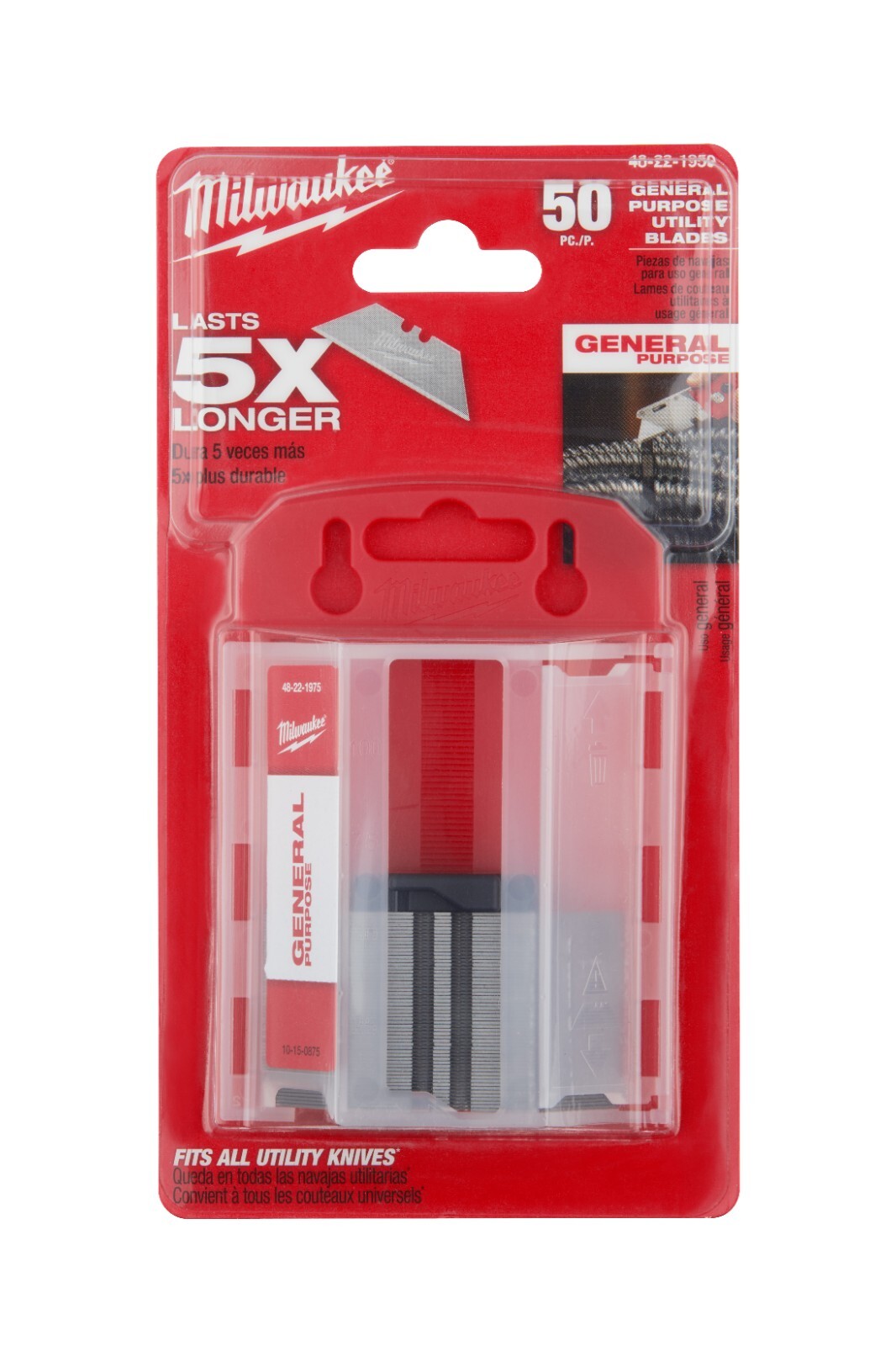 Milwaukee 48-22-1950 General Purpose Utility Blades (50 pk)