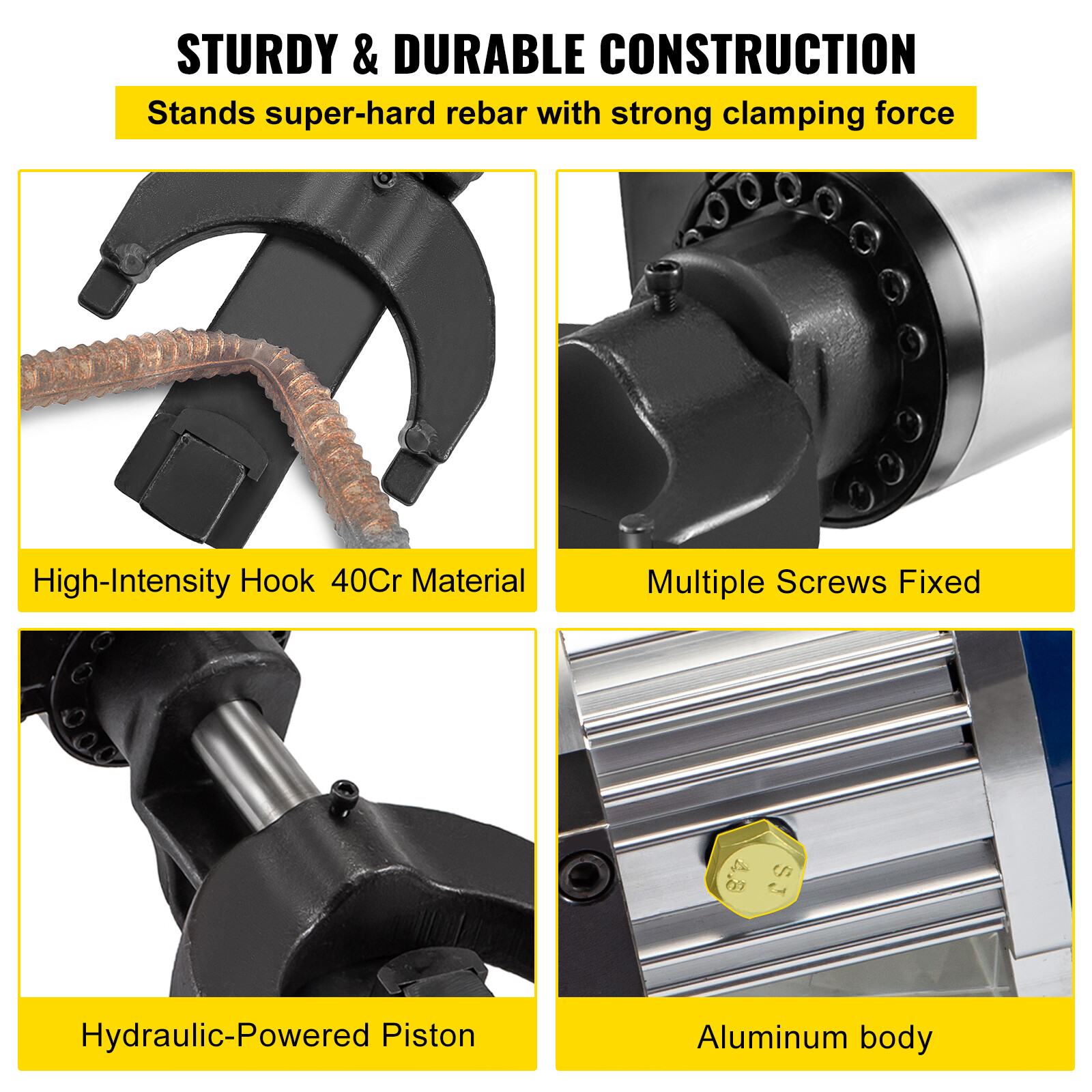 7/8" Electric Rebar Bender 22mm Portable Hydraulic Rebar Bending for #2 to #7