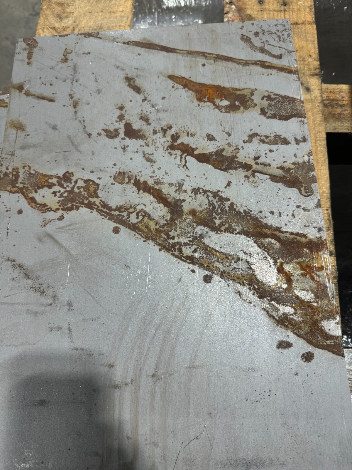 Rusty - 3/16" x 12" x 24" Steel Plate, 1 piece A36 Steel, 0.1875" Thick