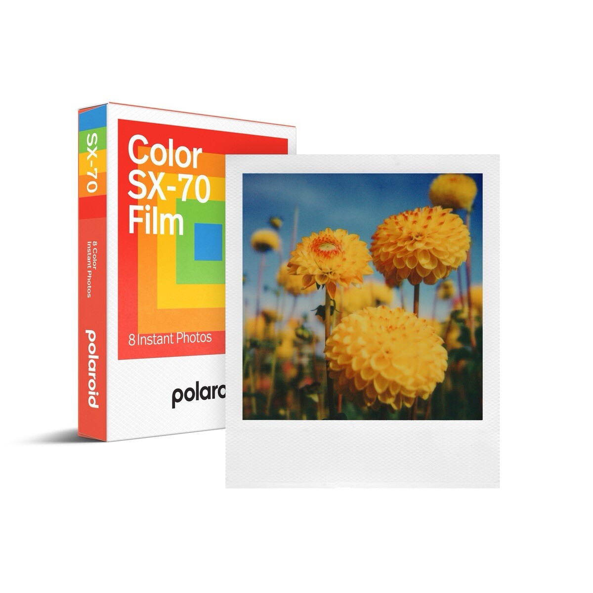 New Sealed Polaroid SX-70 Color Film for all SX-70 Cameras - 8 Photos