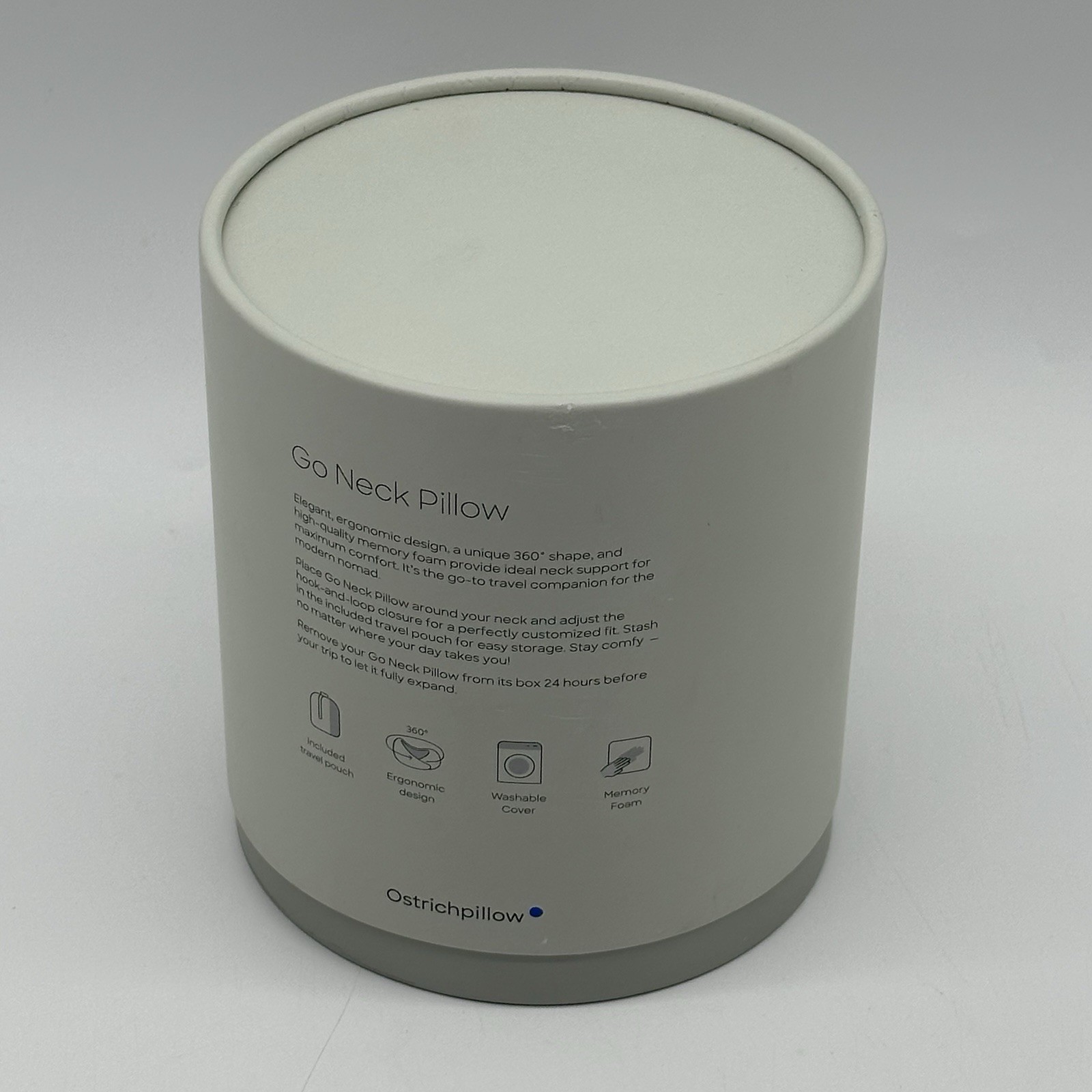 Ostrichpillow Go Neck Pillow - Premium Memory Foam Travel Pillow 360º DEEP BLUE