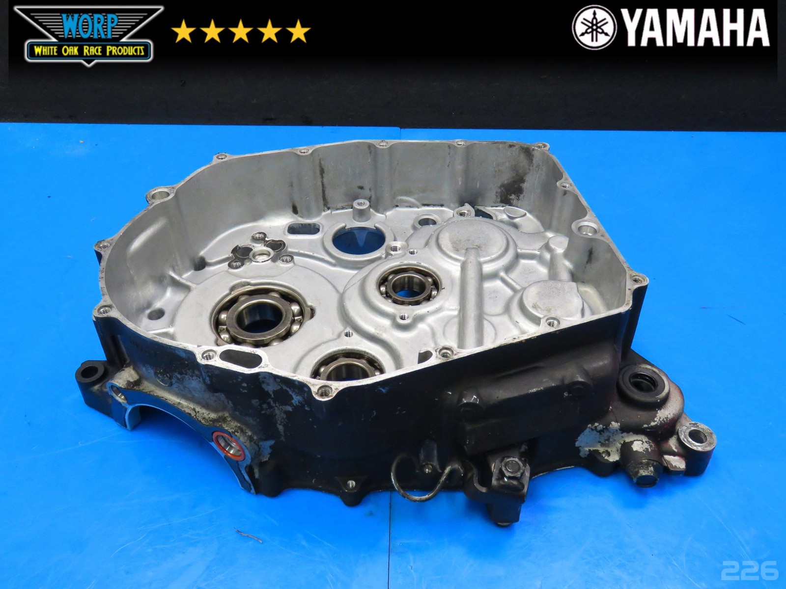 2006 YAMAHA RAPTOR 350 MATCHED LEFT RIGHT CRANK CASES CRANKCASE SET ~ OEM 04-13