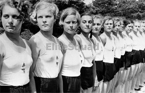 WW2 Photo Picture german girls national youth movement Bund Deutscher Mädel 231