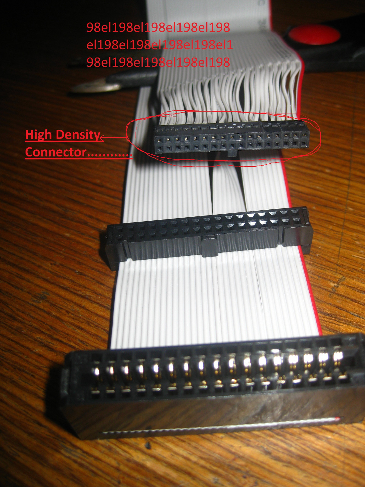 *new Floppy Drive cable(23" long) HIGH-Density CONNECTOR 3.5" & 5.25" *MORE*