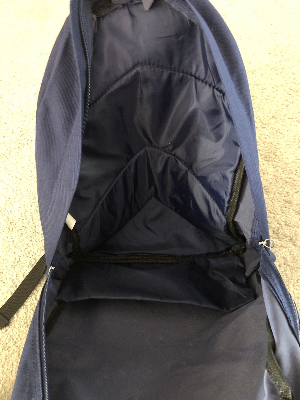 Vintage Conoco Phillips Employee Corporate Blue Backpack Oil & Gas Drilling Read