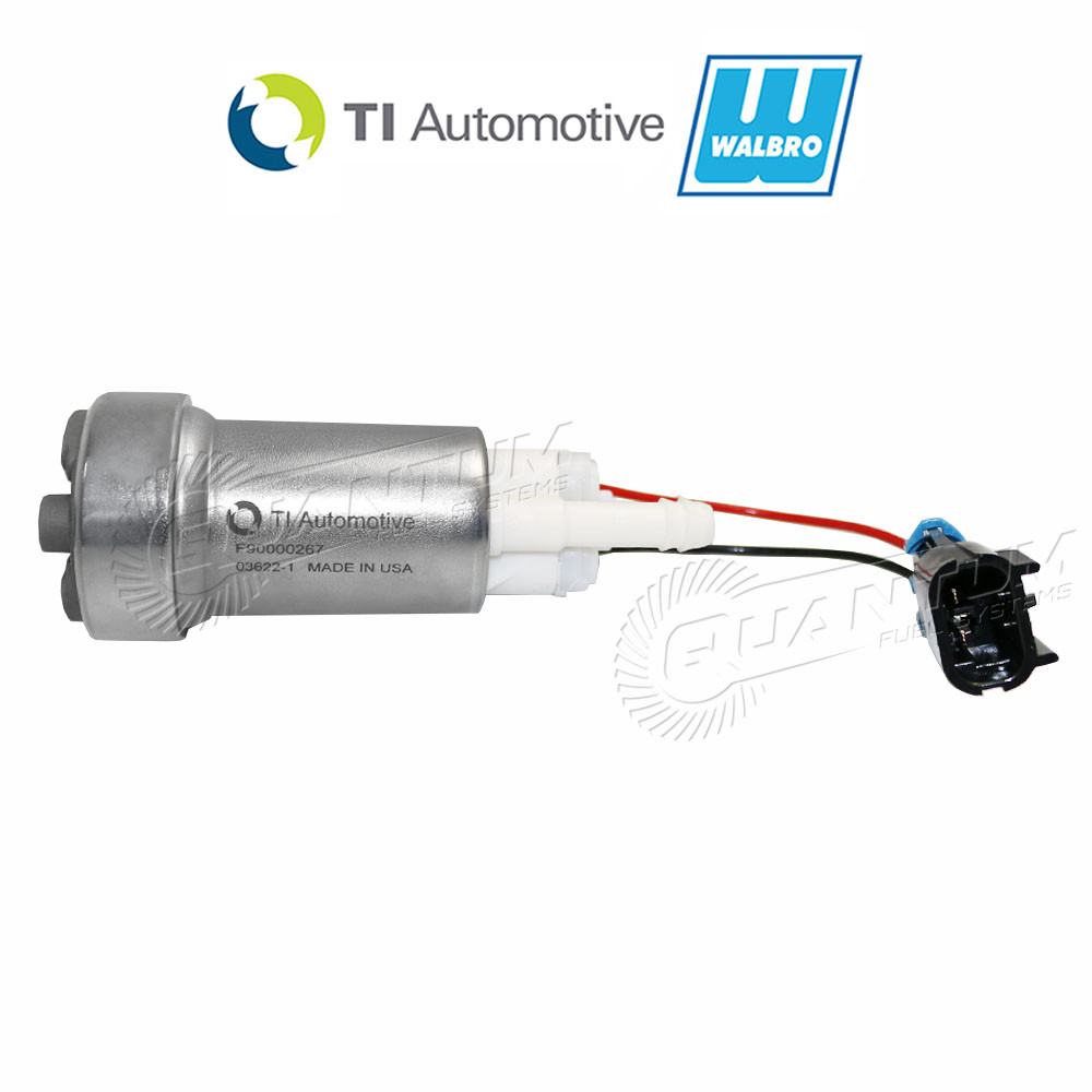GENUINE WALBRO/TI F90000267 450LPH High Performance E85 Fuel Pump + QFS Kit