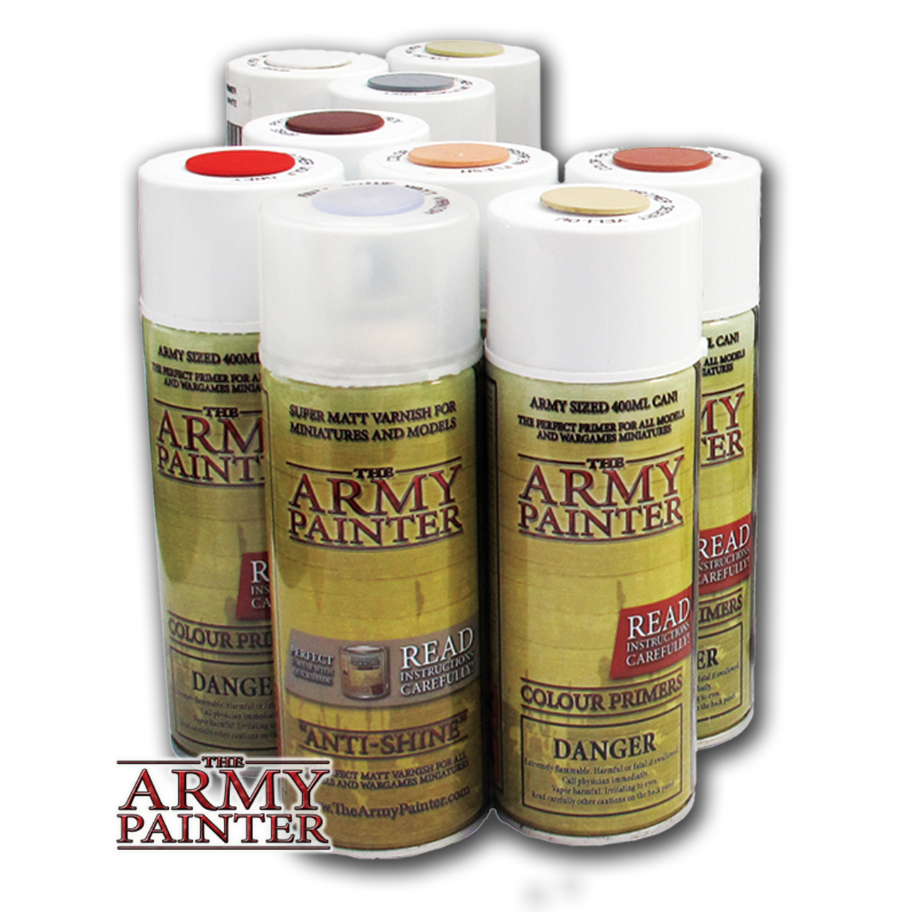 Army Painter Miniatures Primers and Varnishes - Spray Paints - Various Colors