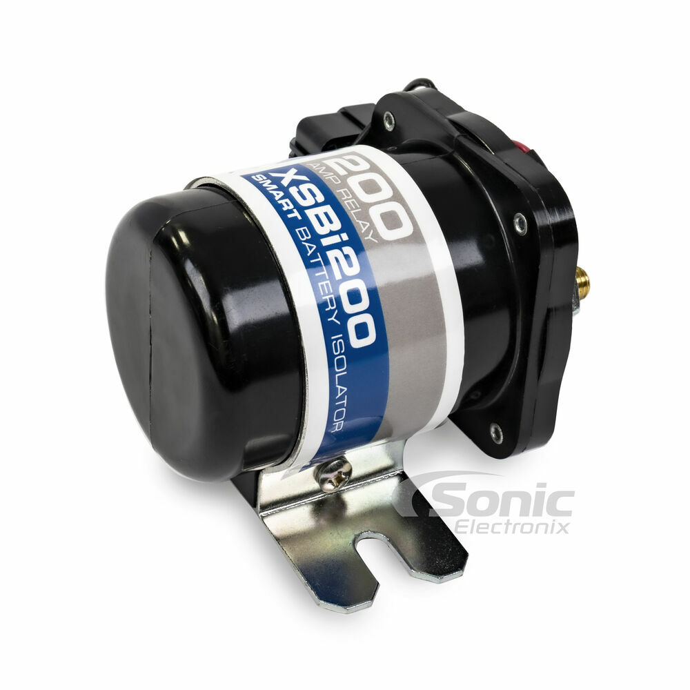 NVX [XSBI200] 12V 200 Amp Dual Battery Voltage Sensitive Smart Isolator Relay