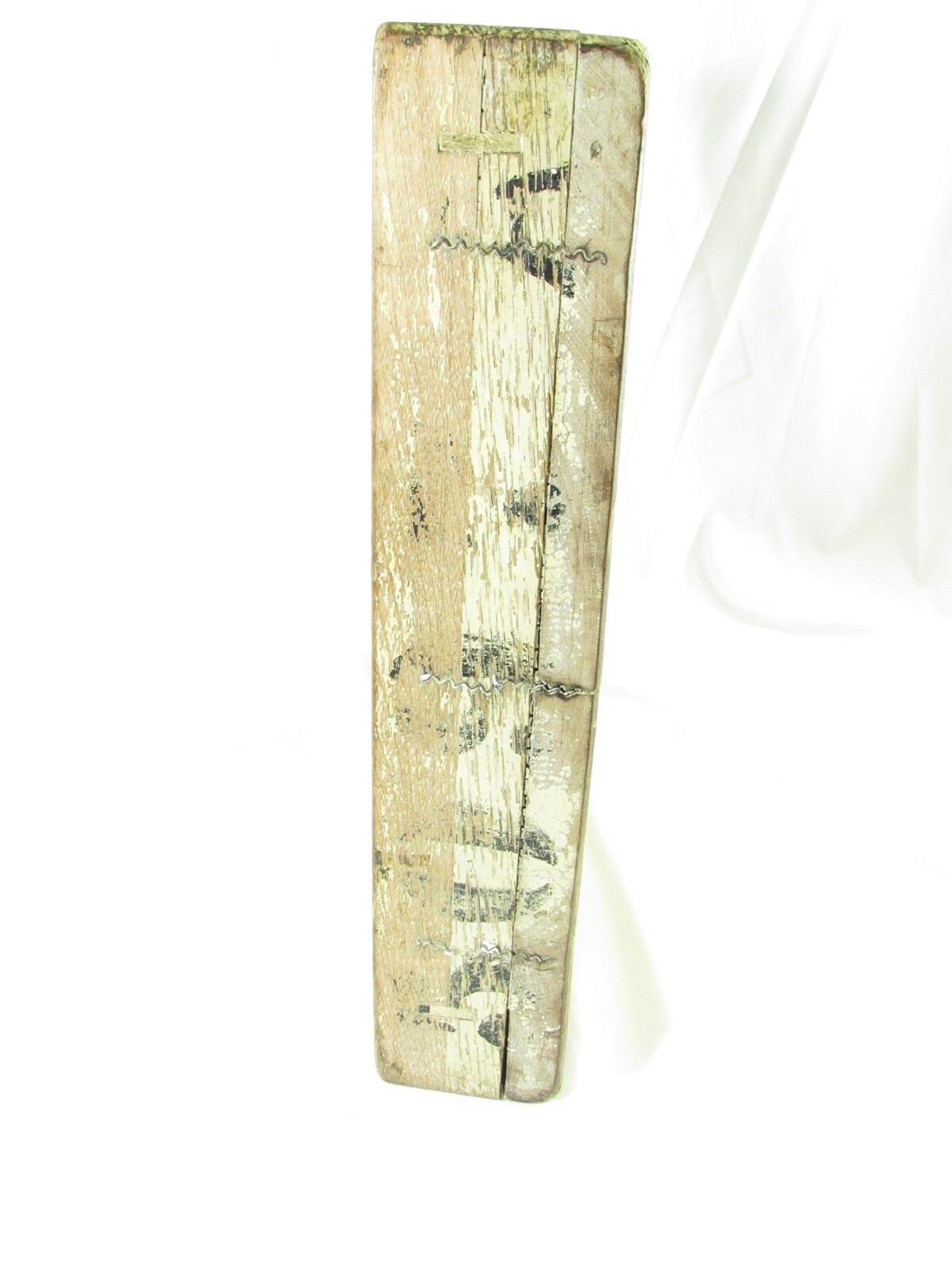 Antique Plaster Cast Molding Mold Wood Block Numbered Architectural Salvage