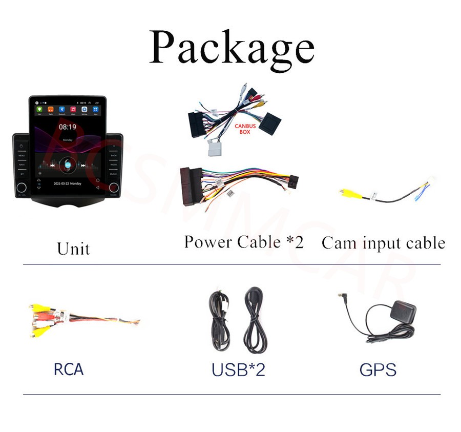 Stereo Radio For Apple Carplay Android Auto Fit For Hyundai Veloster 2011-2017