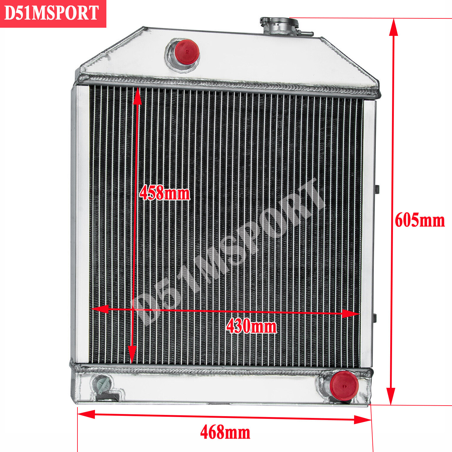 3 Row Radiator Fits For Ford/ New Holland 2000 2600 3000 3600 4600 C7NN8005H