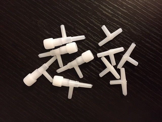 3 Way Air Line Aquarium T Valves & Control Air Flow Valve Kit Tubing Connectors.