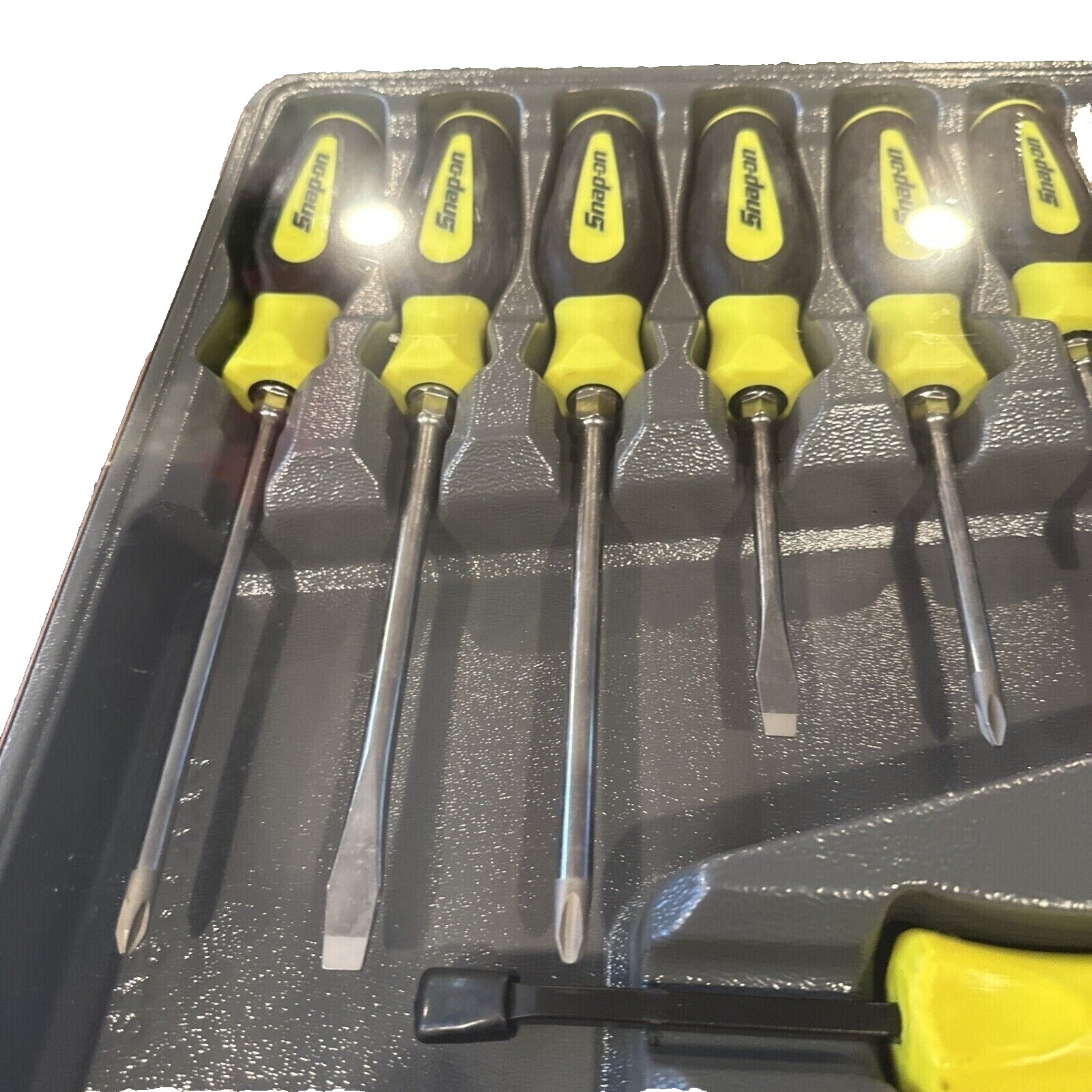 Snap-on Tools SGDXPB90B 9Pc Hi-Viz Screwdriver Prybar Set