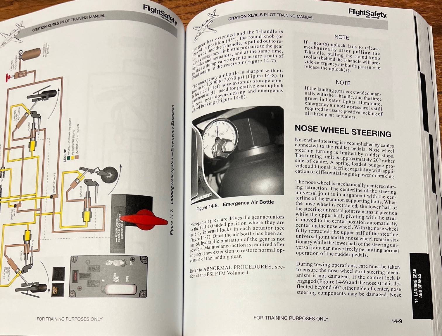 Cessna Citation XL/XLS Pilot Training Manual - approx. 600 pages