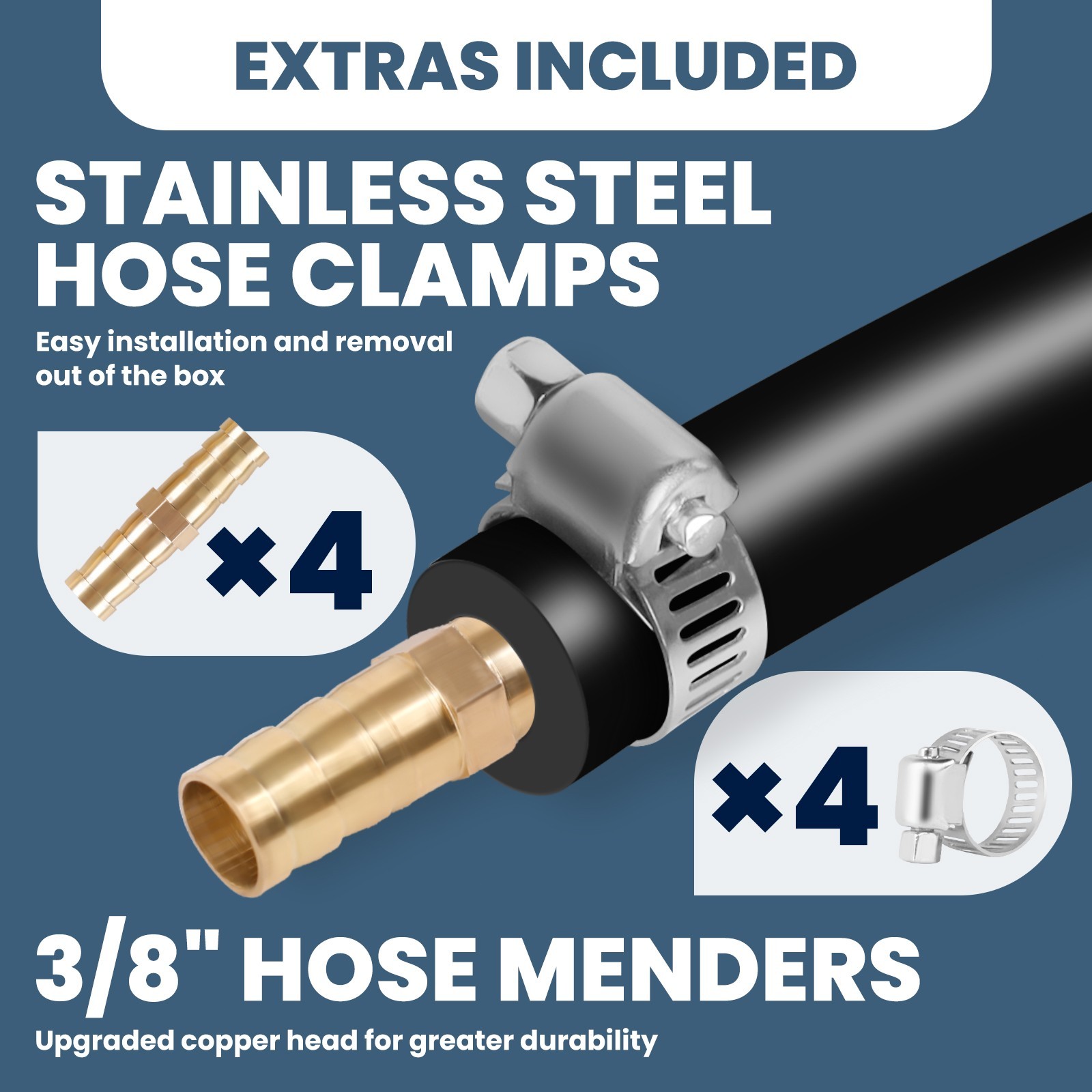 100/328/656ft Sinking Aeration Hose Weighted Pond Aerator Hose, Air Pump Tubing