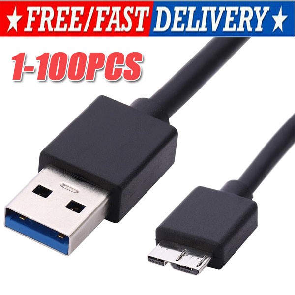 Micro USB 3.0 Cable High Speed Data SYNC For HDD External Hard Drive LOT