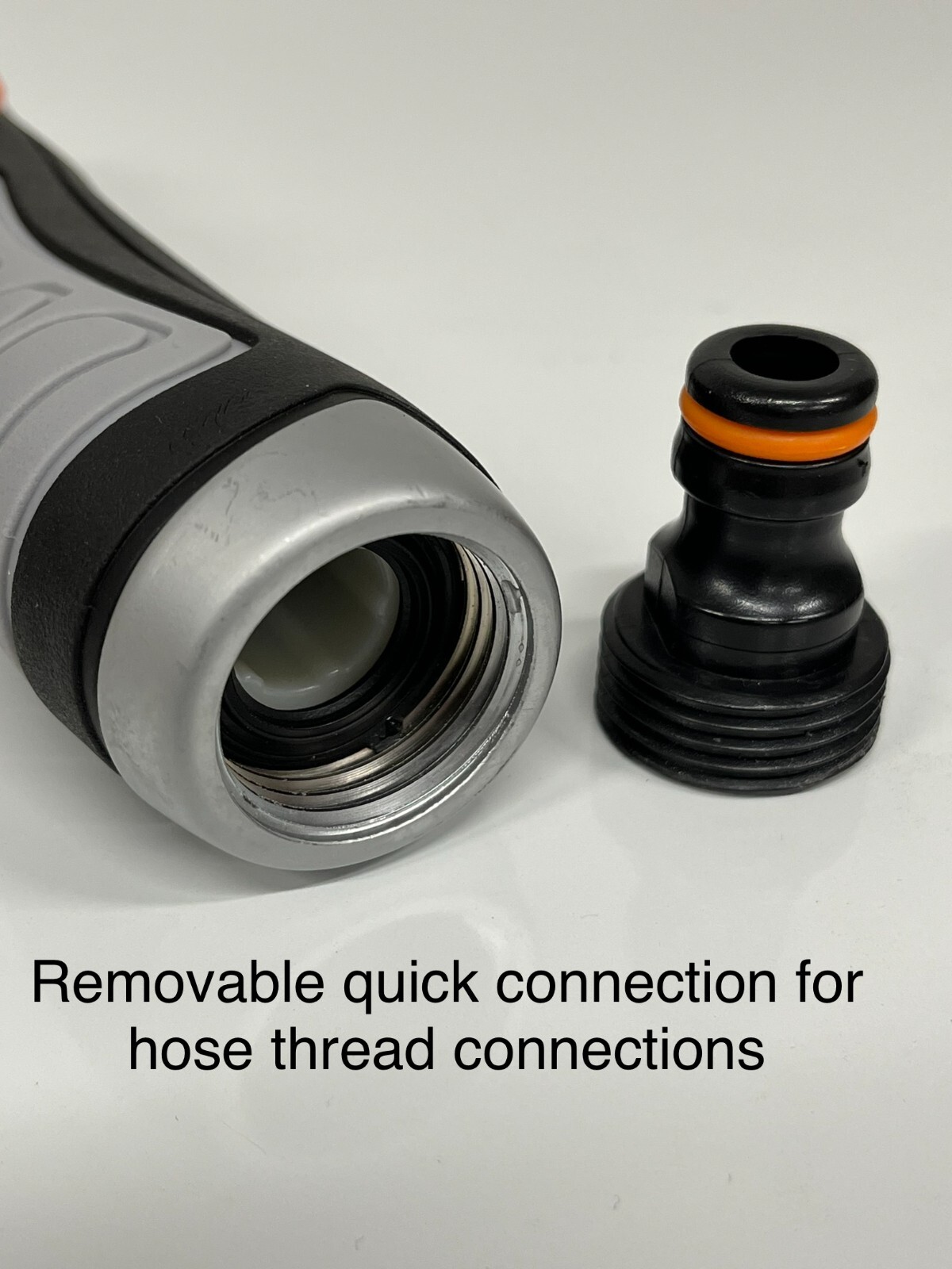 Garden Hose Watering Wand Heavy Duty Nozzle Sprayer 8 Spray Patterns 18 In