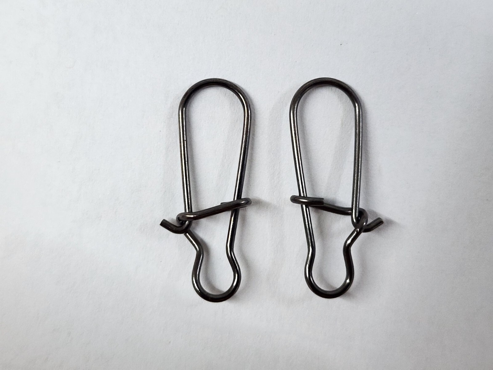 100 pcs Duo-lock clips Snap Stainless Steel Lure Rig Clips fishing clip
