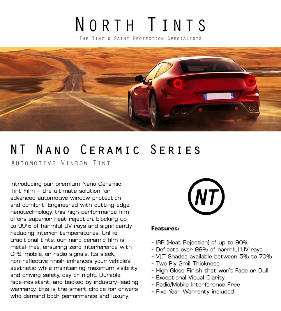 Nano Ceramic PreCut Window Tint Film Glass for Tesla Model Y 2025-2026 Juniper