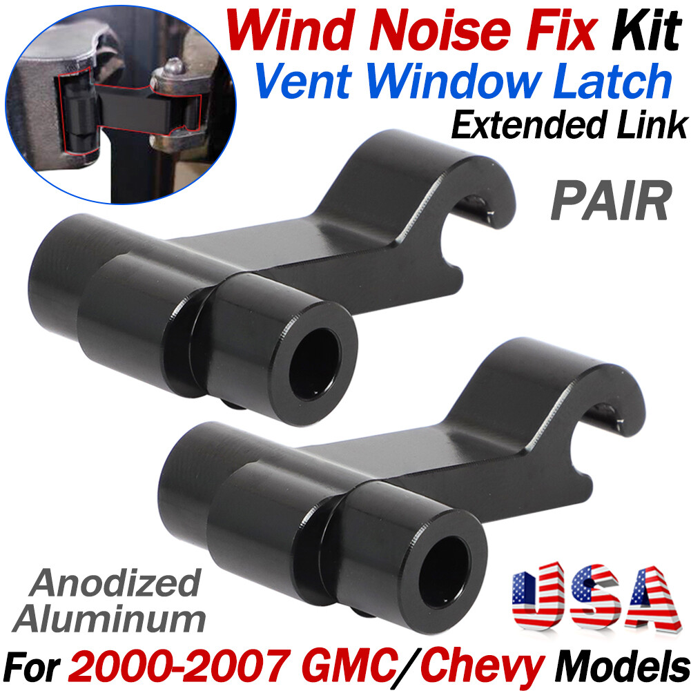 Wind Noise Fix For 2000-2007 GMC / Chevy Silverado Vent Window Latch Link, Links