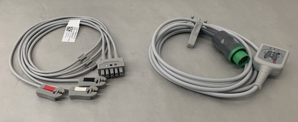 Vyaire 230119G Maternal ECG Cable & 3-Lead Wire Set for Corometrics 2.4m/8ft