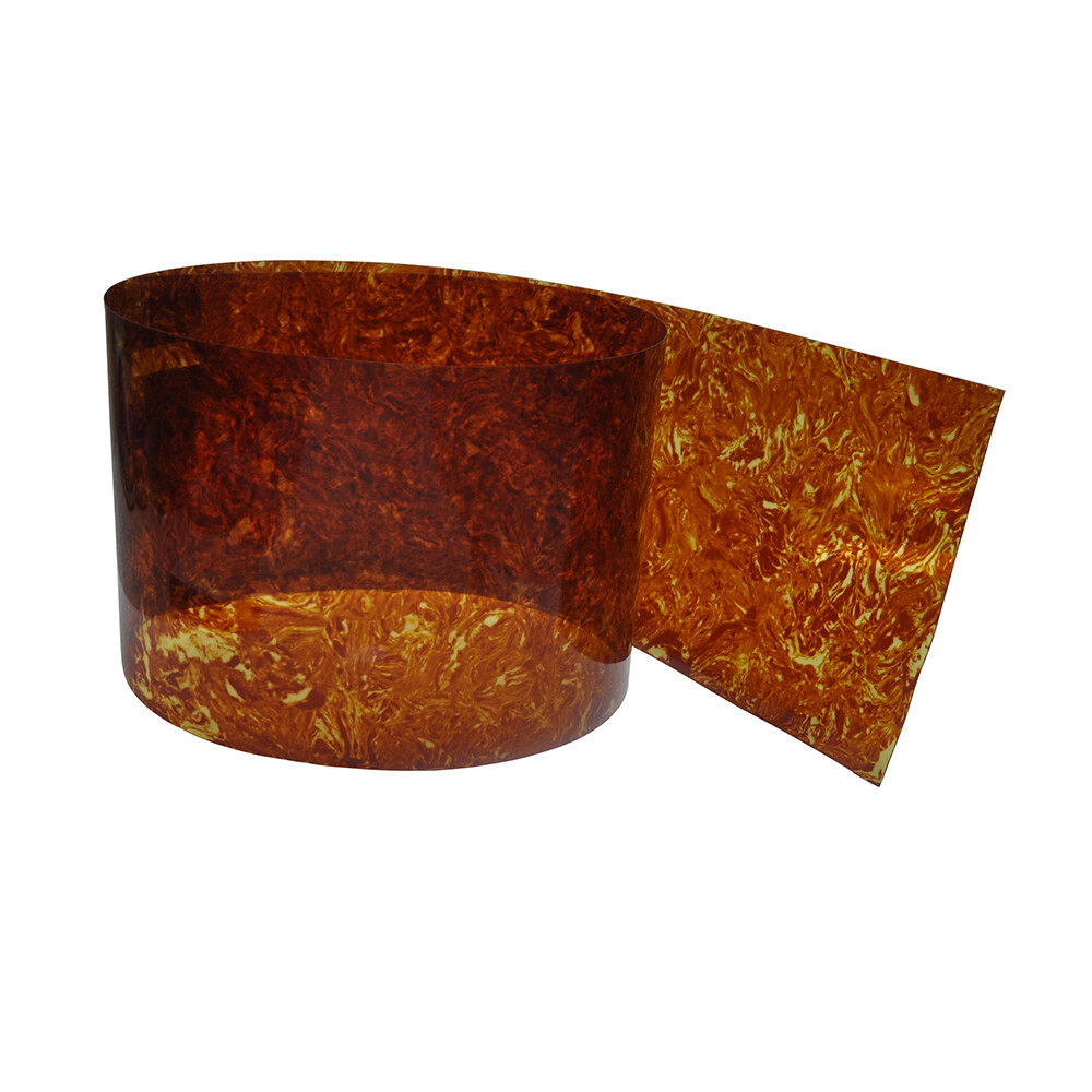 Gauge 0.46mm Celluloid Sheet Drum Wrap Musical Instrument Deco Brown Tortoise