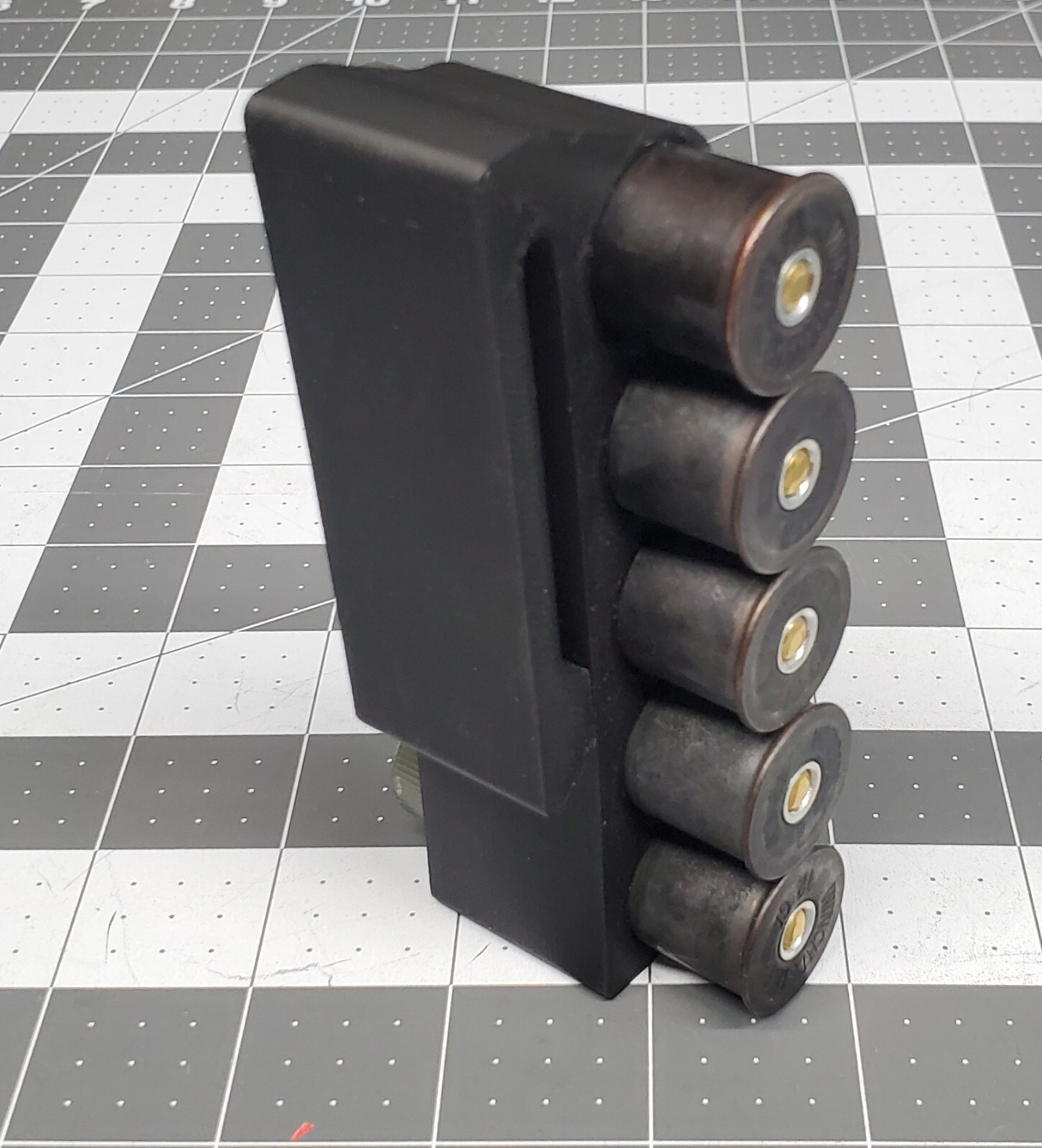 5 Shell Tactical Shotgun 12 Gauge Shell Ammo Holder with Vest / Belt Clip 12 Ga.