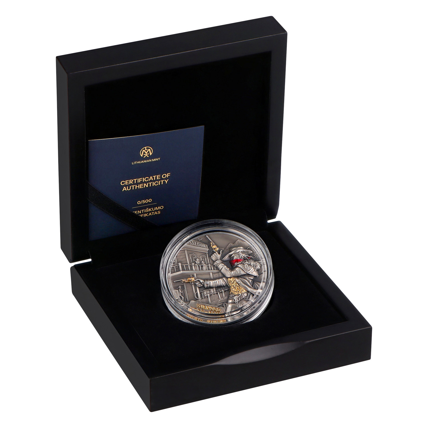 5 DOLLARS Silver Coin 'The Bounty Hunter'