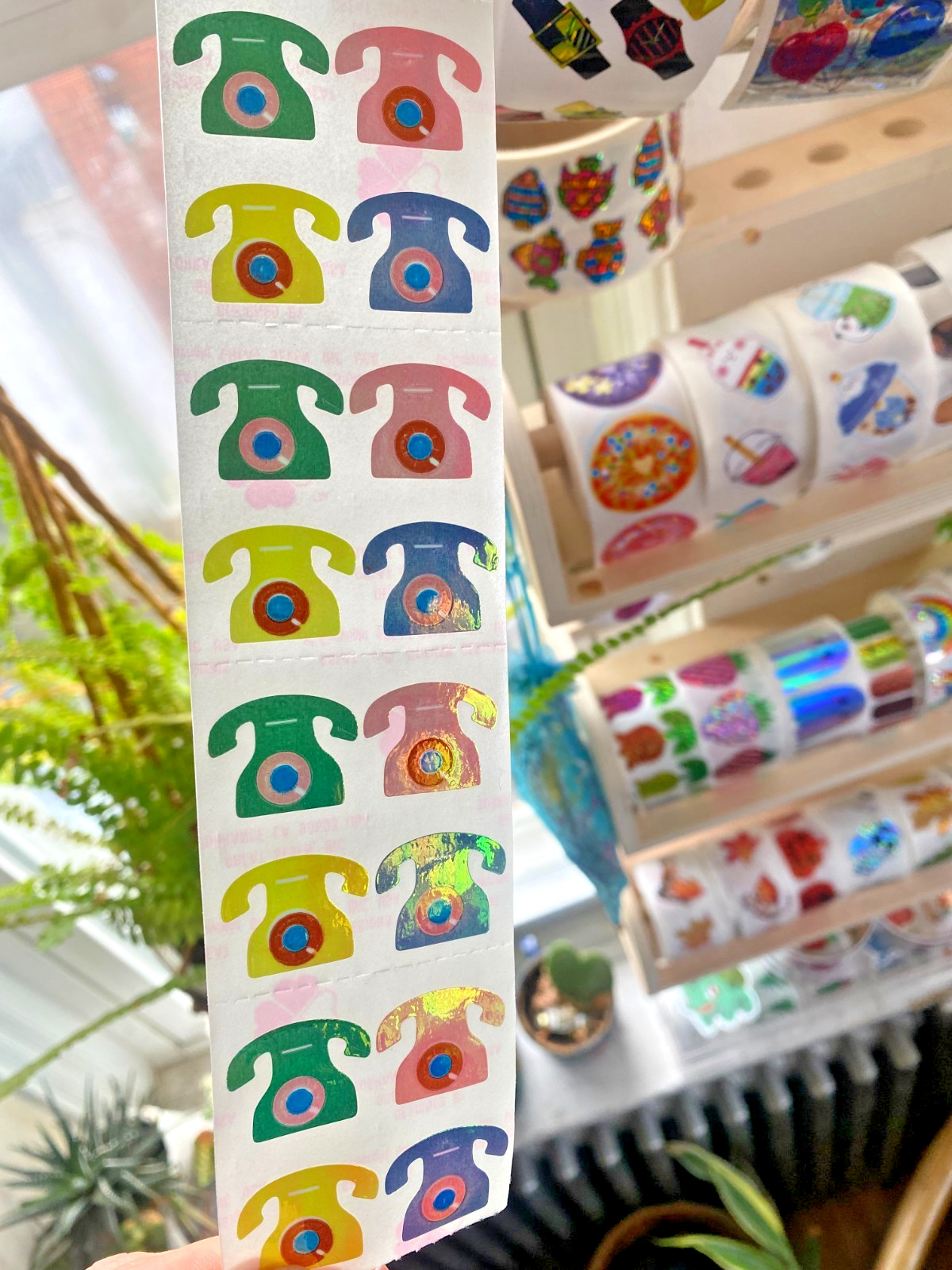 Update: Great 7 Vintage Stickers Off The Roll: Pearly, Fuzzy, Prismatic U Choose