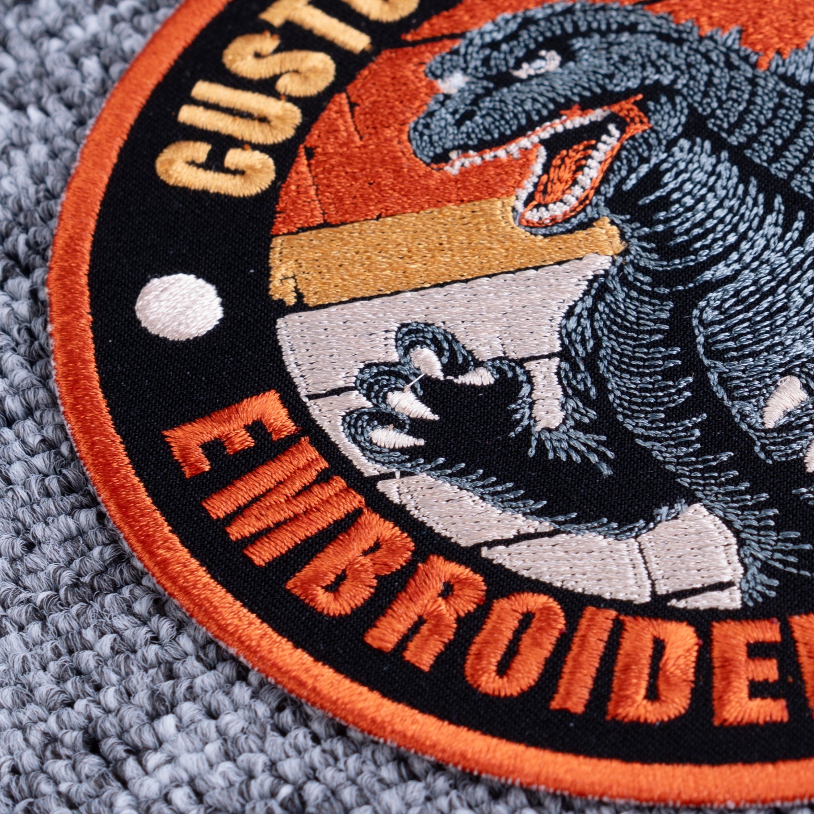 Custom Embroidered Logo Patch, Personalized Logo Patches, Logo Iron On Patch