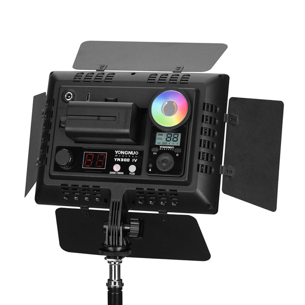 YONGNUO YN300IV Full-Color RGB LED Fill Light 3200K-5600K For Photography Studio