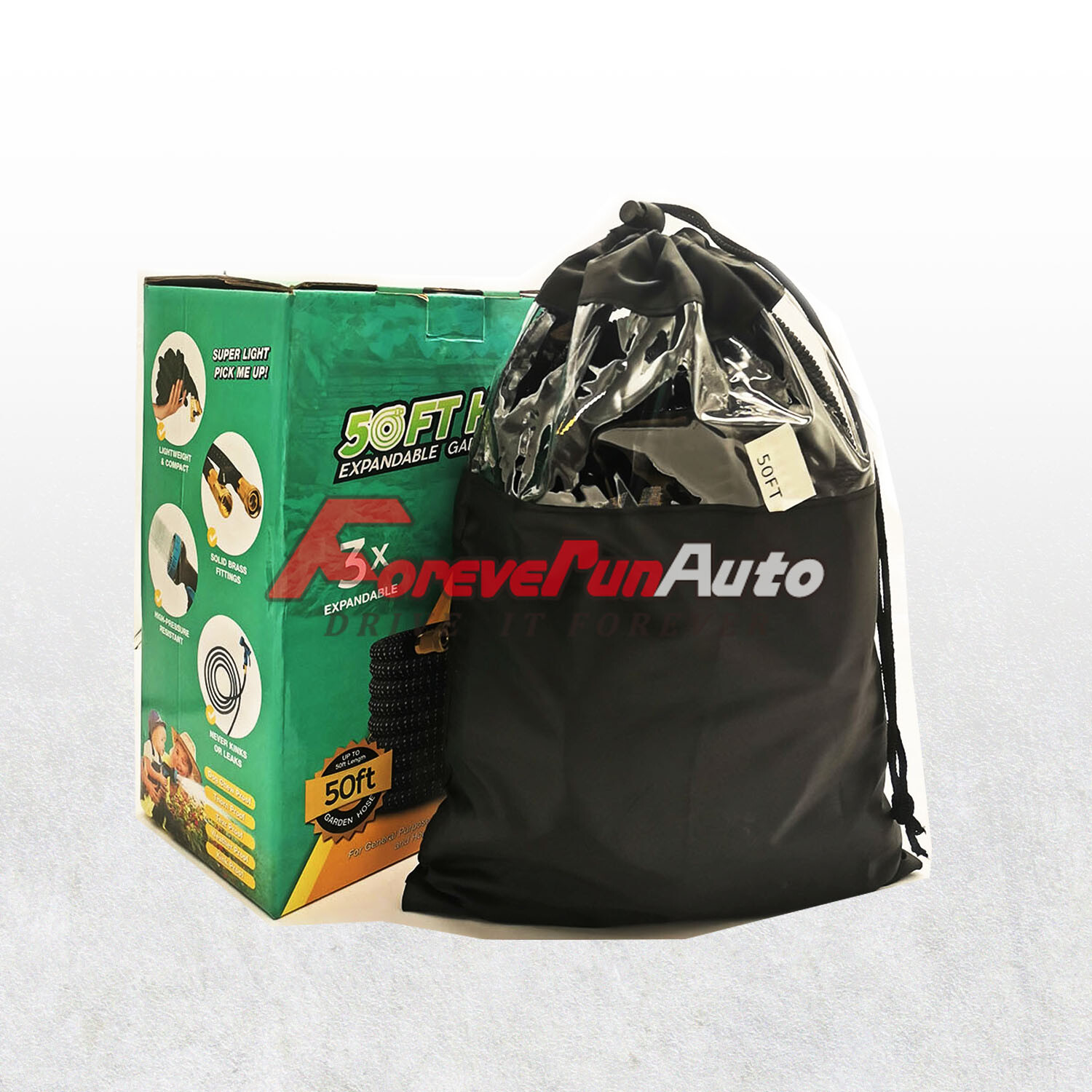 3X Stronger Deluxe Expandable Flexible Garden Water Hose (25ft,50ft,75ft,100ft)