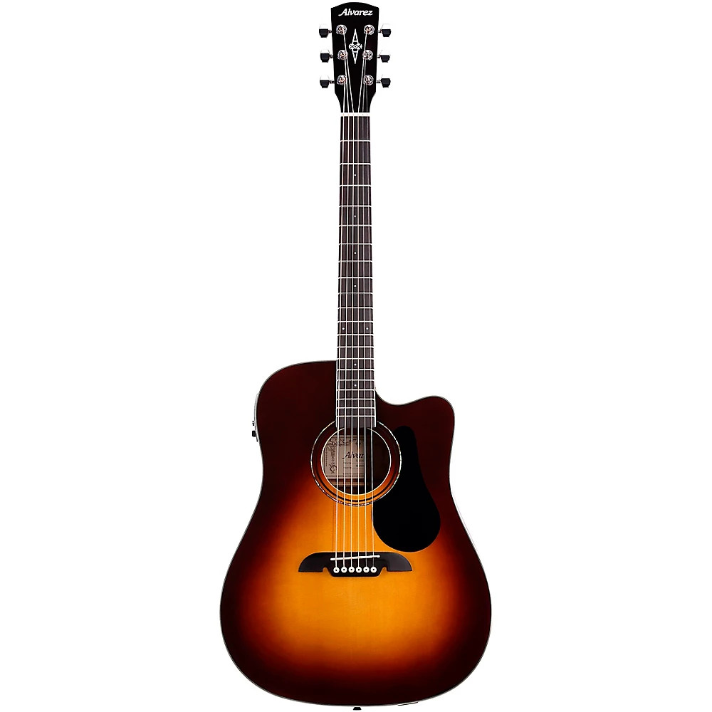 Alvarez Dreadnought Cutaway Acoustic-Electric Guitar Sunburst