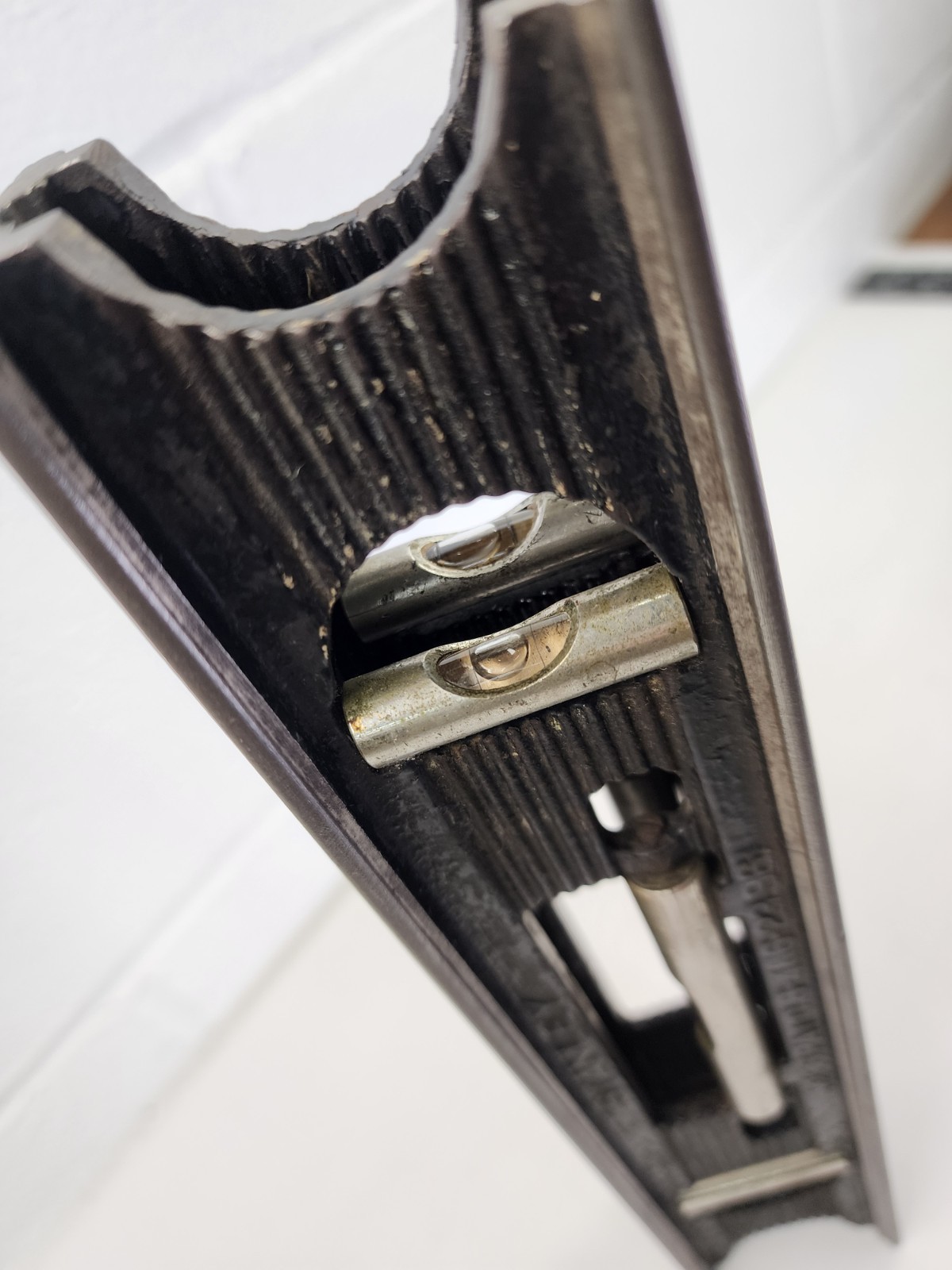 (2) Vintage Stanley No. 36 Cast Iron 12" Machinist Level