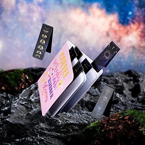 30 Pack Space Galaxy Magnetic Bookmarks Book Page Markers for Home Office