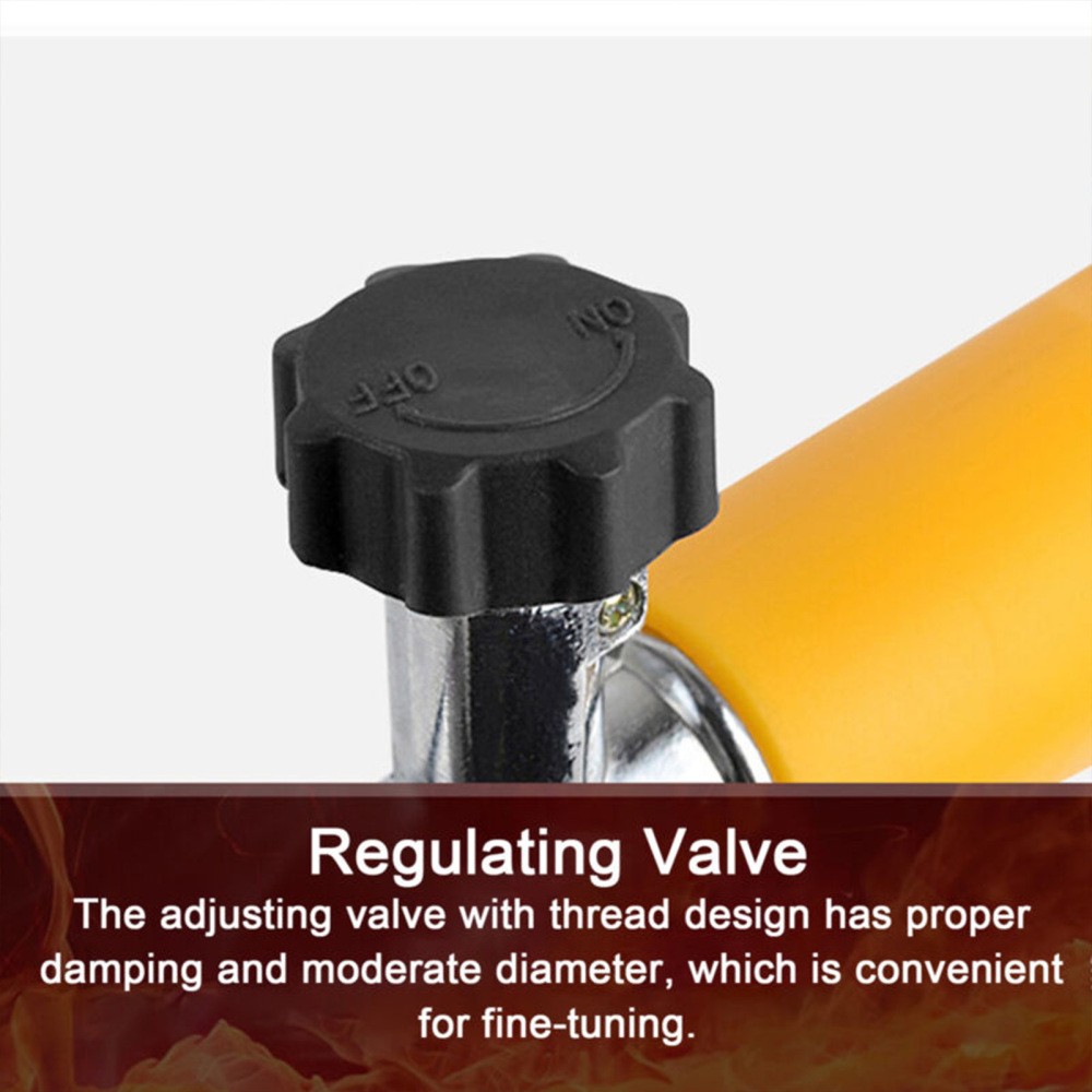 Propane Torch Weed Burner Blow Torch Flame Control Detachable Long Arm Outside