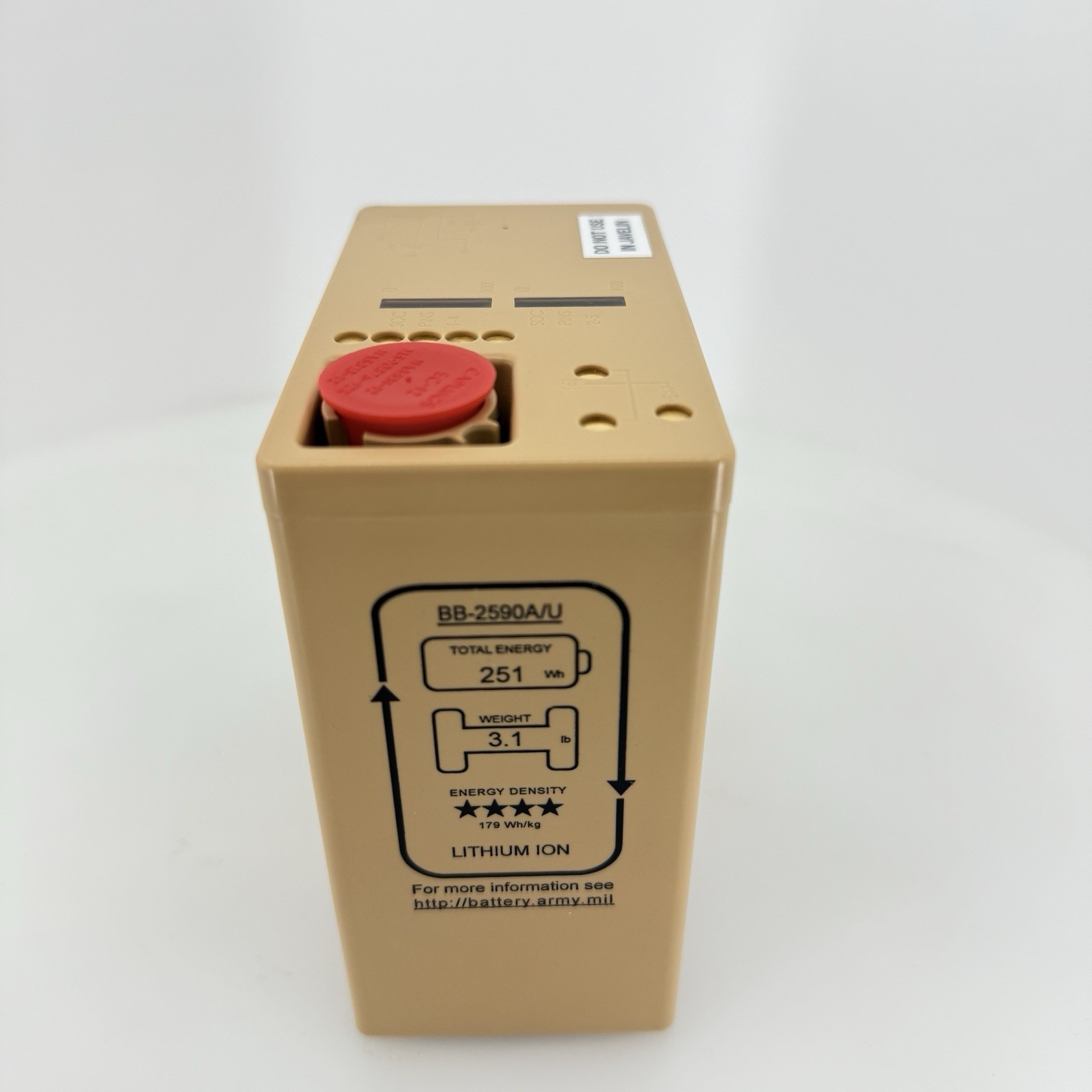 Bren-Tronics BB-2590A/U 7.5 Ah, Rechargeable Lithium-Ion Battery, 251 Wh