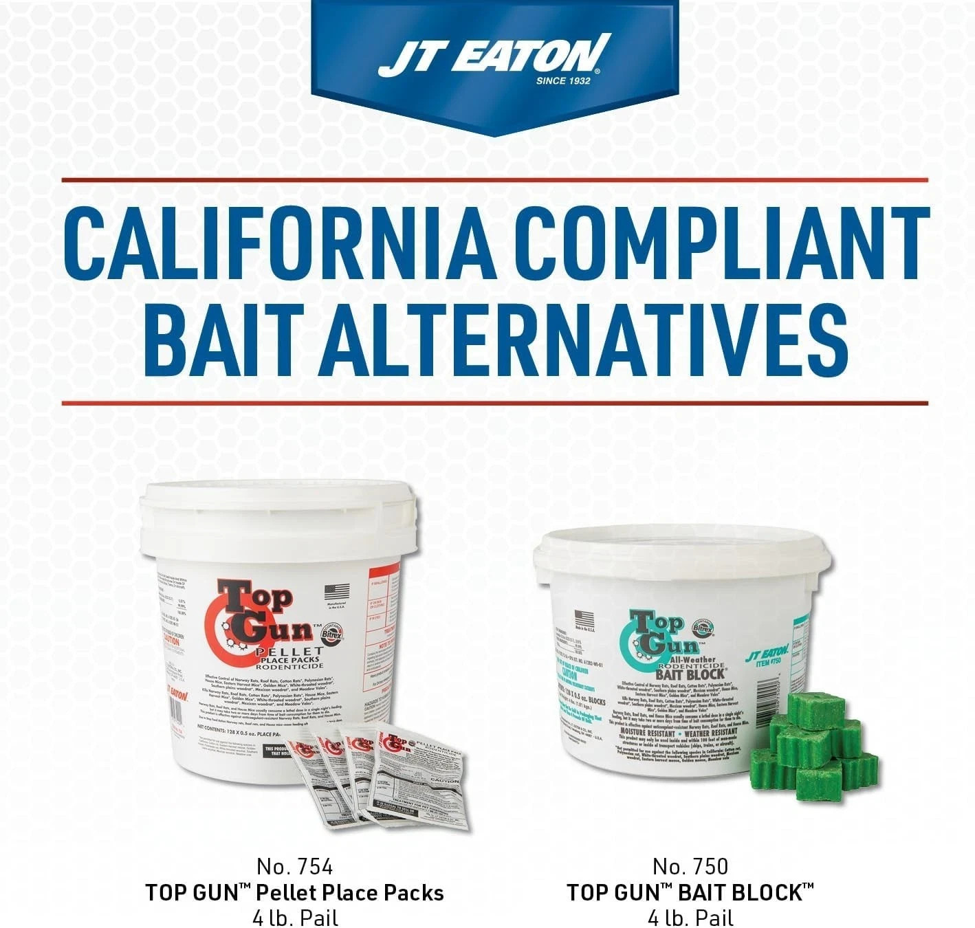 144 Count Rodenticide Blocks - Diphacinone Formula for Instant Rodent Control