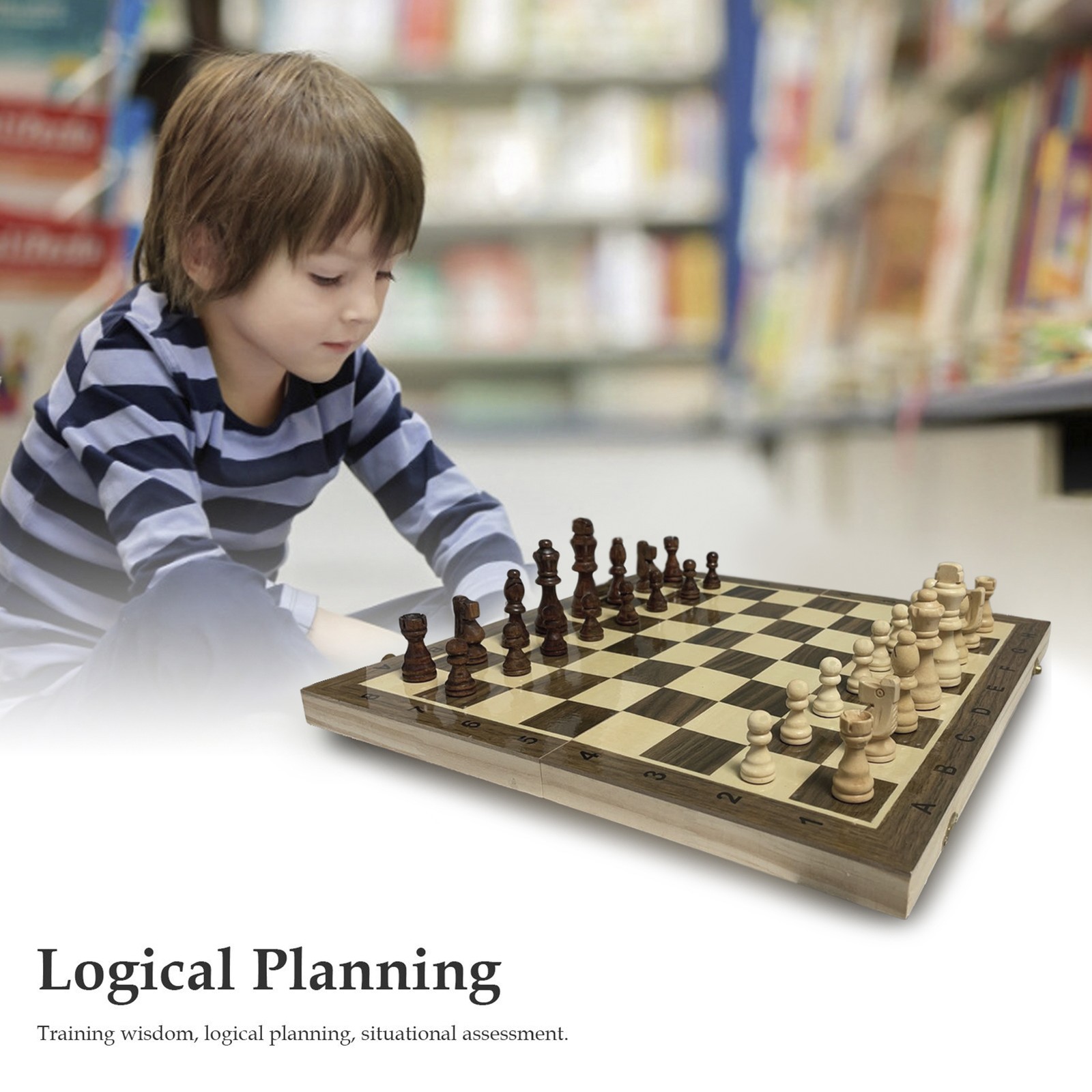 Magnetic Chess Set Folding Chess Board Storage Travel Party Game Set Ages 6+