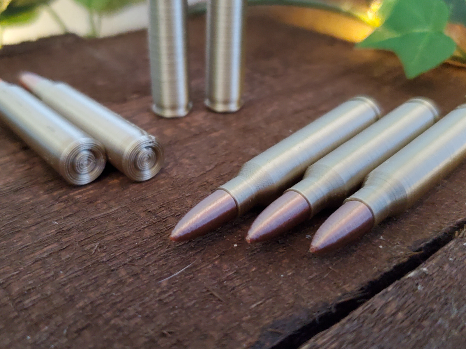 25 - DUMMY .223 5.56x45 Ammunition - Fake Prop Plastic Ammo Cartridge Model