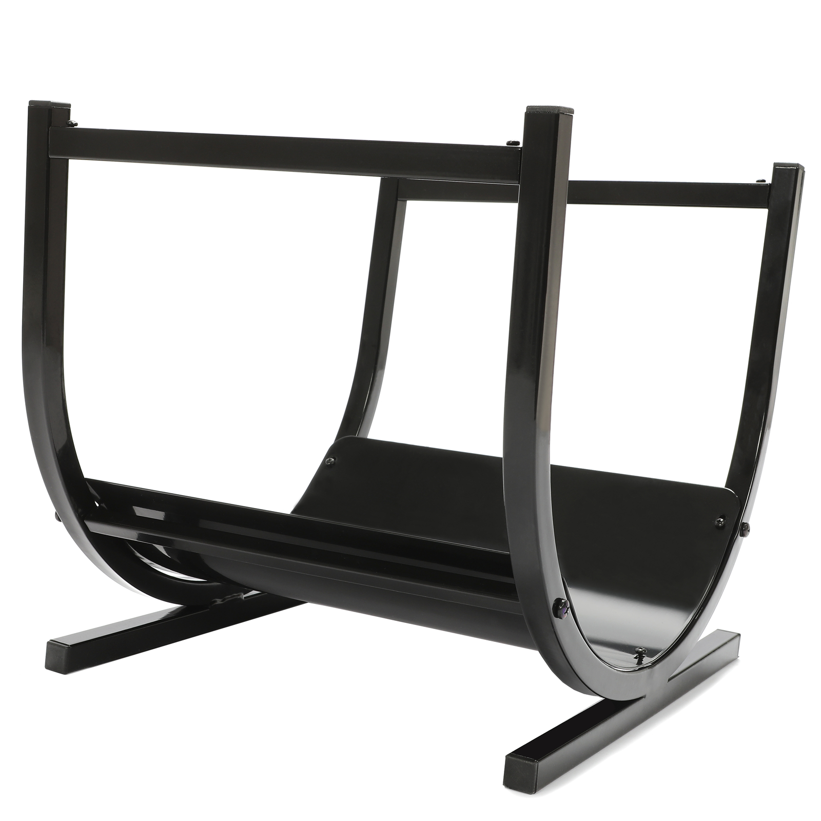 Metal Firewood Rack Log Holder Wood Storage Organiser Stand Fireplace Wood