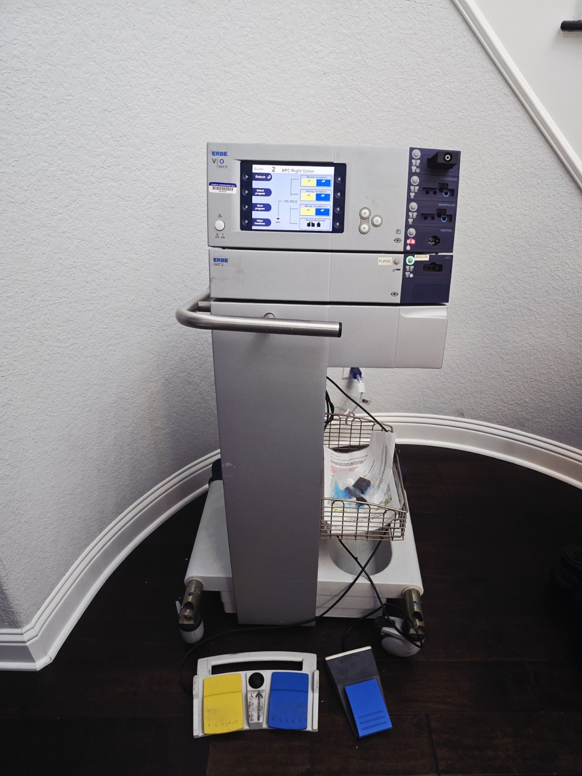 Erbe Vio 300D Erbe APC 2 ERBE EIP 2 ESU System with 2 FOOTSWITCHES W WARRANTY